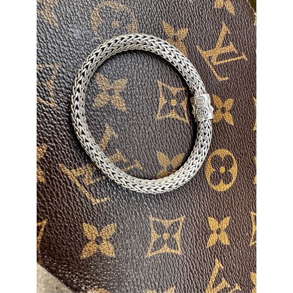 John Hardy woven silver bracelet - Picture 1 of 10